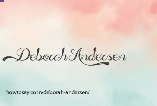 Deborah Andersen