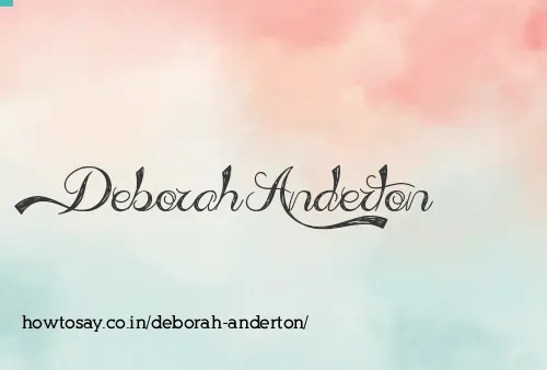 Deborah Anderton