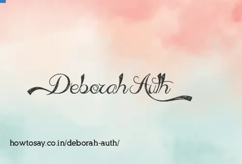 Deborah Auth