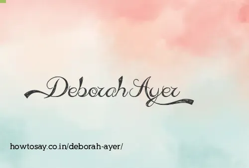 Deborah Ayer