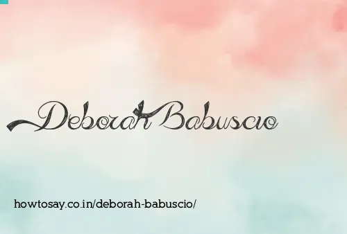 Deborah Babuscio