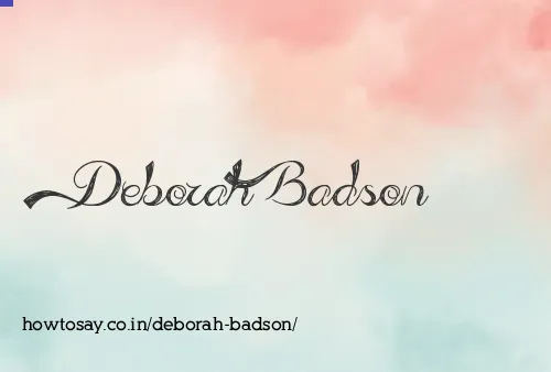 Deborah Badson