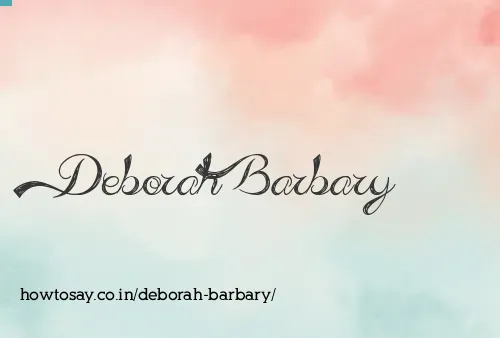 Deborah Barbary