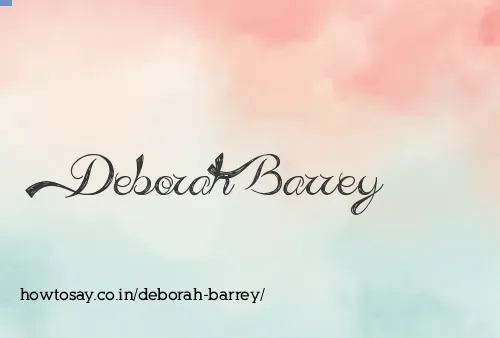 Deborah Barrey