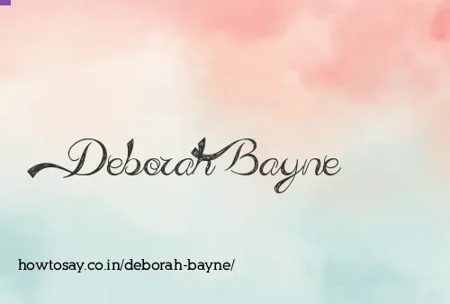 Deborah Bayne