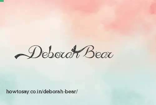 Deborah Bear