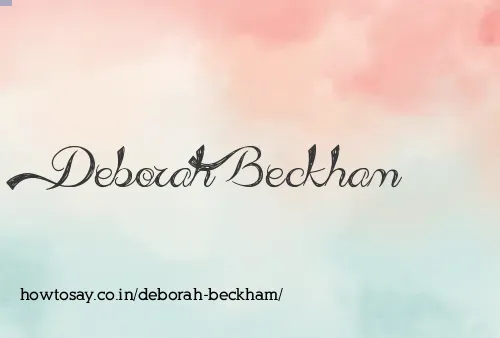 Deborah Beckham