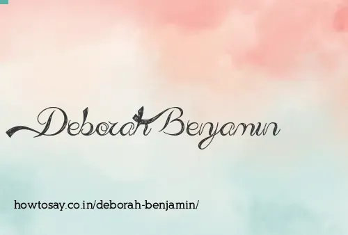 Deborah Benjamin