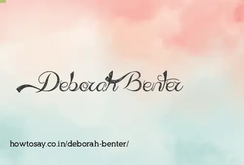Deborah Benter