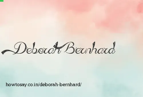 Deborah Bernhard