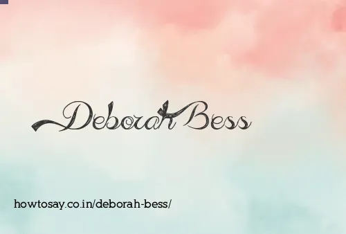 Deborah Bess