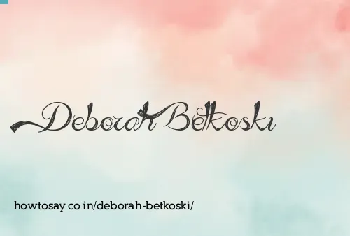 Deborah Betkoski