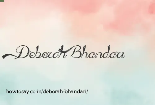 Deborah Bhandari