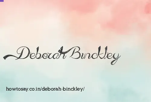 Deborah Binckley