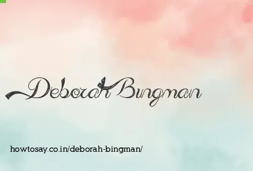 Deborah Bingman