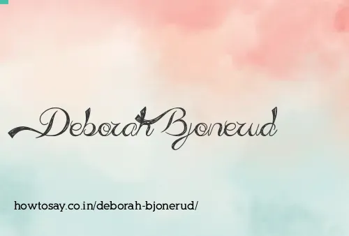 Deborah Bjonerud
