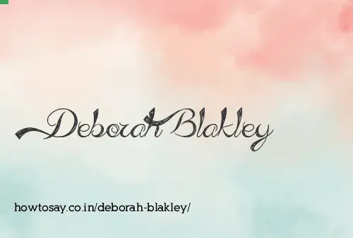 Deborah Blakley