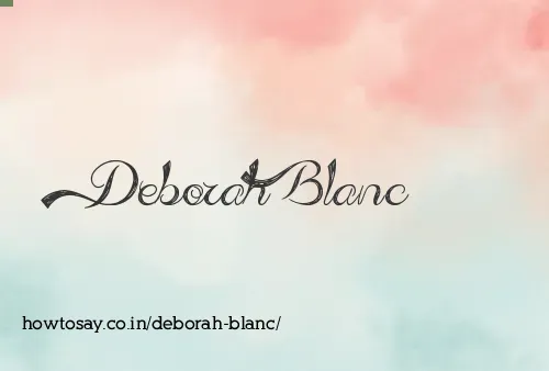 Deborah Blanc