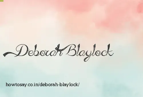 Deborah Blaylock