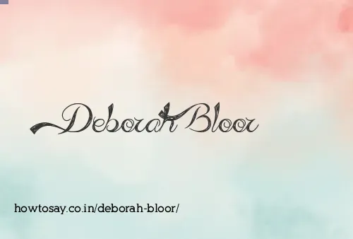 Deborah Bloor