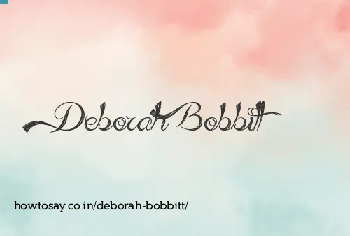 Deborah Bobbitt