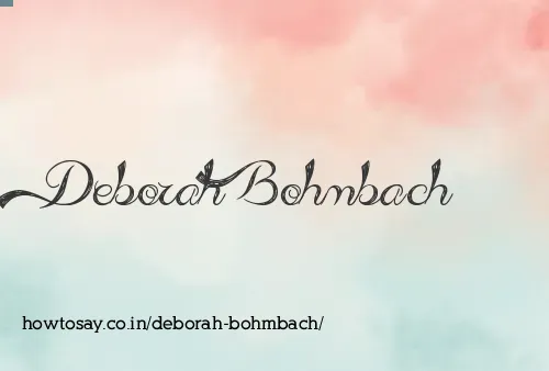 Deborah Bohmbach