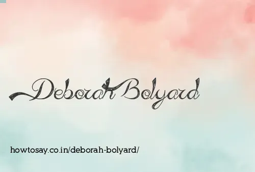Deborah Bolyard