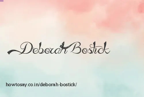 Deborah Bostick
