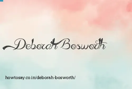 Deborah Bosworth