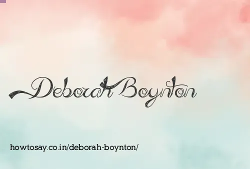 Deborah Boynton