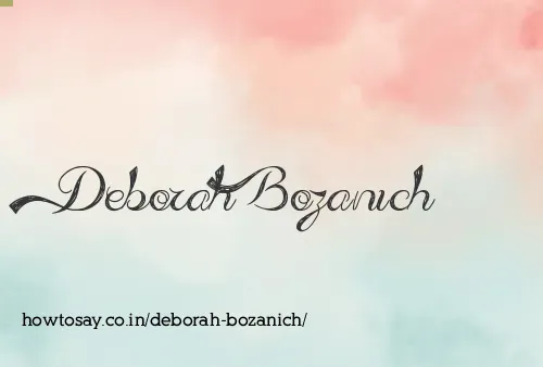 Deborah Bozanich