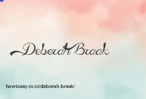 Deborah Braak