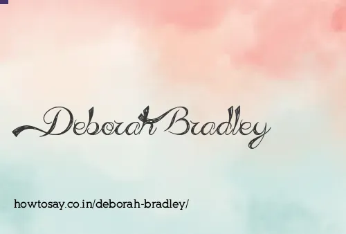 Deborah Bradley