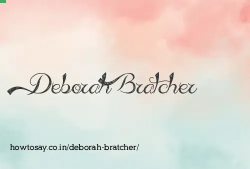 Deborah Bratcher