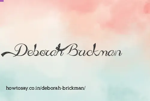 Deborah Brickman