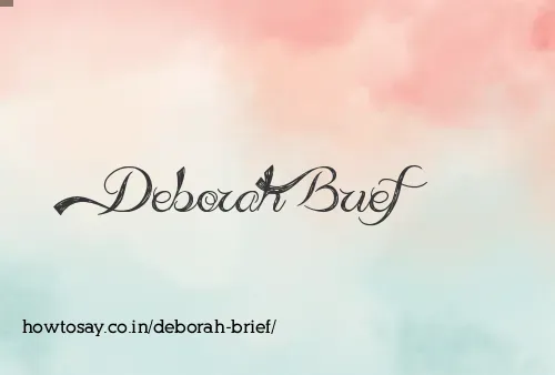 Deborah Brief