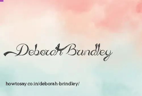 Deborah Brindley
