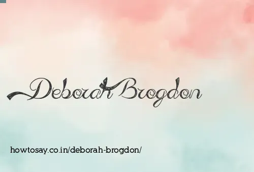 Deborah Brogdon
