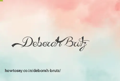 Deborah Brutz