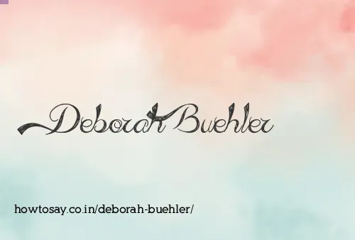 Deborah Buehler