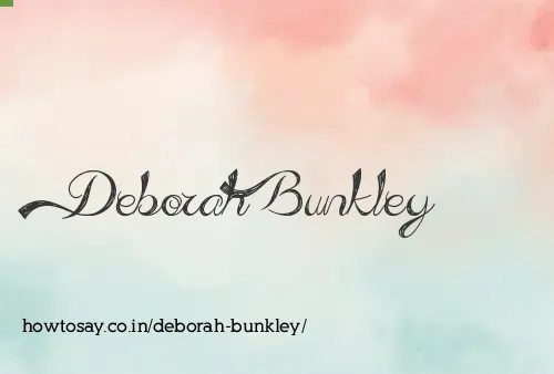 Deborah Bunkley