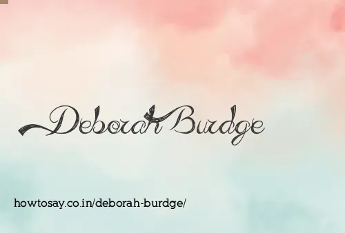 Deborah Burdge