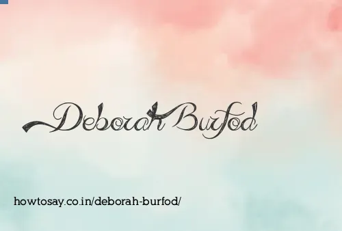 Deborah Burfod