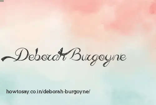 Deborah Burgoyne