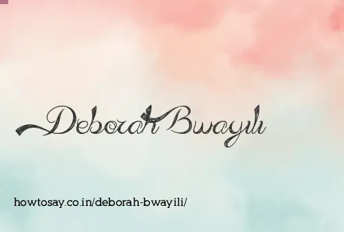 Deborah Bwayili