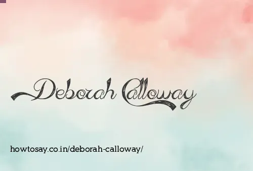 Deborah Calloway