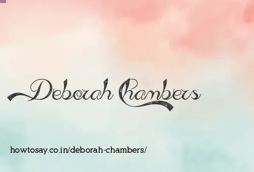 Deborah Chambers