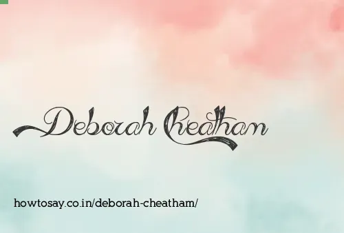 Deborah Cheatham