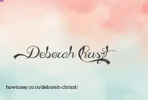 Deborah Chriszt