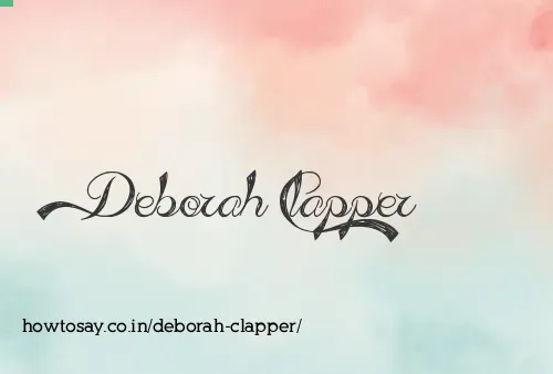 Deborah Clapper